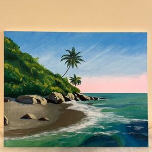 Acrylic Painting – Reproduction the sea 08012025